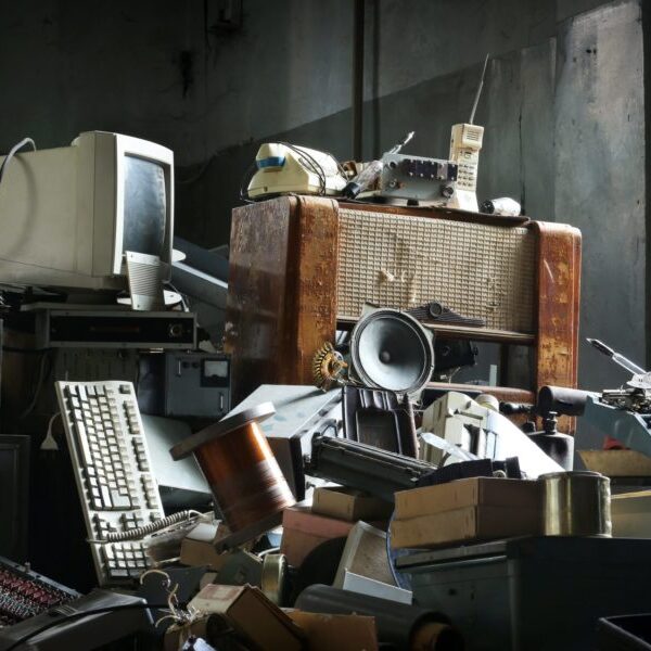 Old electronics in need of electronics removal services