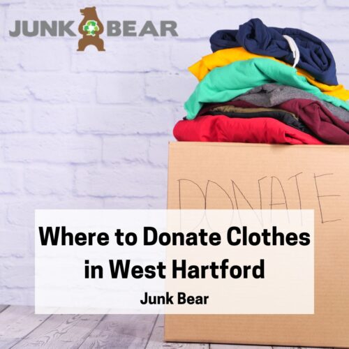 A Graphic for Where to Donate Clothes in West Hartford