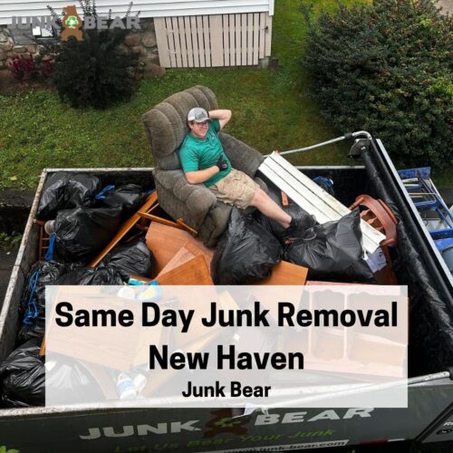 A Graphic for Same Day Junk Removal New Haven